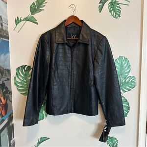 KC Collections NWT Vintage Leather Jacket
